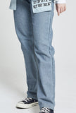 アクメドラビ(acme' de la vie) ADLV REVERSED DENIM PANTS FOR WOMEN BLUE