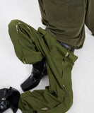 イーエスシースタジオ(ESC STUDIO)   Slit training pants (khaki)