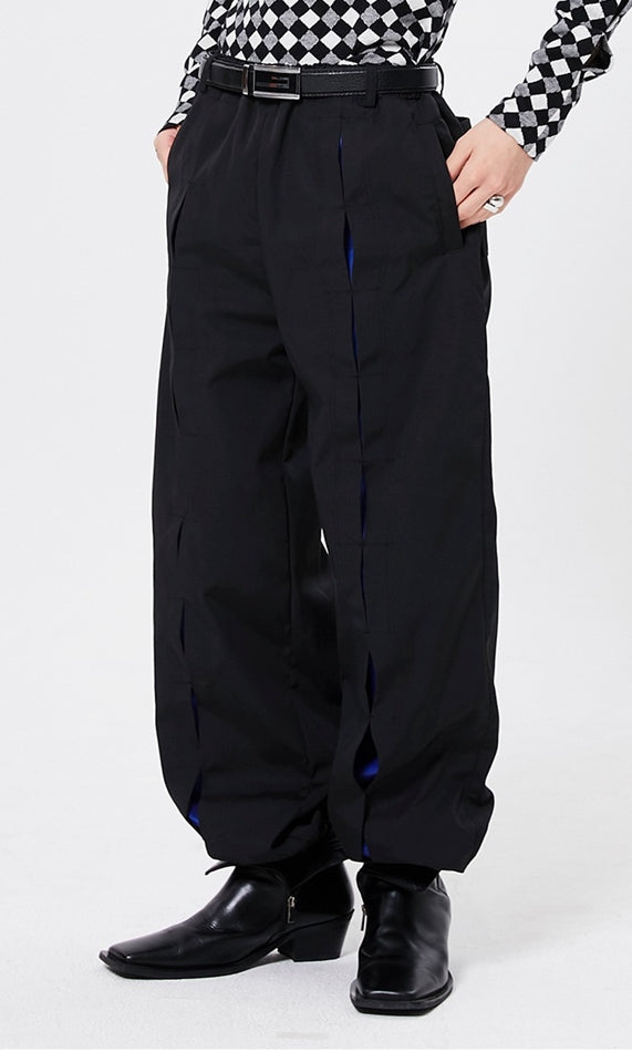 イーエスシースタジオ(ESC STUDIO)   Slit training pants (black)