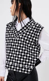 イーエスシースタジオ(ESC STUDIO)  Slit vest (check)