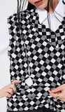イーエスシースタジオ(ESC STUDIO)  Slit vest (check)
