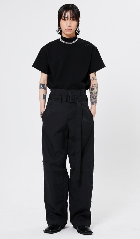 イーエスシースタジオ(ESC STUDIO)  ESC short sleeve pola (black)
