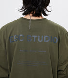 イーエスシースタジオ(ESC STUDIO)  ESC long sleeves (khaki)