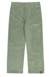 ロマンティッククラウン(ROMANTIC CROWN) WOMANS CORDUROY BUTTON PANTS_LIGHT GREEN