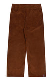 ロマンティッククラウン(ROMANTIC CROWN) WOMANS CORDUROY BUTTON PANTS_BROWN