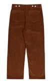 ロマンティッククラウン(ROMANTIC CROWN) WOMANS CORDUROY BUTTON PANTS_BROWN