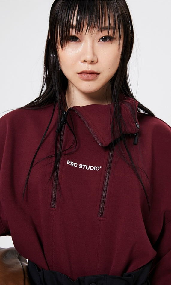 イーエスシースタジオ(ESC STUDIO)   Zipper pola MTM (burgundy)