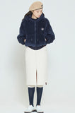 ロマンティッククラウン(ROMANTIC CROWN) WOMANS FLEECE HOODIE ZIP UP_NAVY