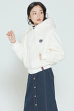 ロマンティッククラウン(ROMANTIC CROWN) WOMANS FLEECE HOODIE ZIP UP_OATMEAL