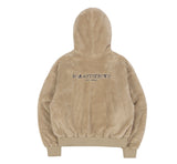 ロマンティッククラウン(ROMANTIC CROWN) WOMANS FLEECE HOODIE ZIP UP_BEIGE