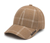 ベドインベド(BADINBAD) PLAIN LOGO CHECK CAP_BROWN