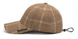 ベドインベド(BADINBAD) PLAIN LOGO CHECK CAP_BROWN