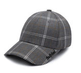 ベドインベド(BADINBAD) PLAIN LOGO CHECK CAP_GREY