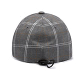 ベドインベド(BADINBAD) PLAIN LOGO CHECK CAP_GREY