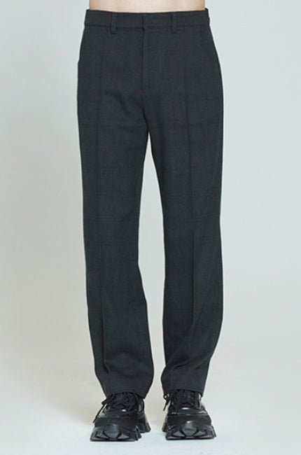 ロマンティッククラウン(ROMANTIC CROWN) PLAID CHECK PANTS_GREEN