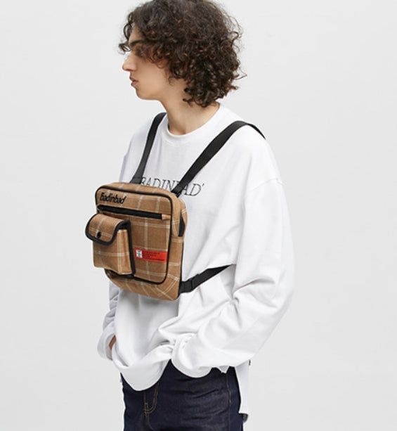 ベドインベド(BADINBAD) CHEST FRONT BAG_BROWN
