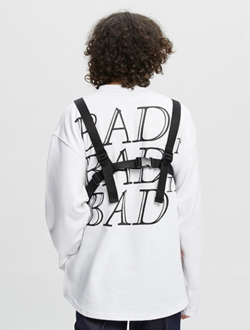 ベドインベド(BADINBAD) CHEST FRONT BAG_GREY