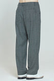 ロマンティッククラウン(ROMANTIC CROWN) PLAID CHECK PANTS_CHARCOAL