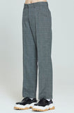 ロマンティッククラウン(ROMANTIC CROWN) PLAID CHECK PANTS_CHARCOAL