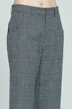 ロマンティッククラウン(ROMANTIC CROWN) PLAID CHECK PANTS_CHARCOAL