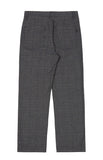 ロマンティッククラウン(ROMANTIC CROWN) PLAID CHECK PANTS_CHARCOAL