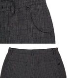 ロマンティッククラウン(ROMANTIC CROWN) PLAID CHECK PANTS_CHARCOAL