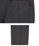 ロマンティッククラウン(ROMANTIC CROWN) PLAID CHECK PANTS_CHARCOAL