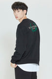 ロマンティッククラウン(ROMANTIC CROWN) MODERN LAUREL LOGO SWEATSHIRT_BLACK