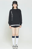 ロマンティッククラウン(ROMANTIC CROWN) MODERN LAUREL LOGO SWEATSHIRT_BLACK