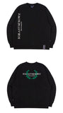 ロマンティッククラウン(ROMANTIC CROWN) MODERN LAUREL LOGO SWEATSHIRT_BLACK