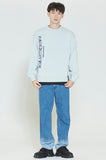 ロマンティッククラウン(ROMANTIC CROWN) MODERN LAUREL LOGO SWEATSHIRT_SKY BLUE