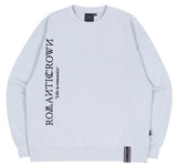 ロマンティッククラウン(ROMANTIC CROWN) MODERN LAUREL LOGO SWEATSHIRT_SKY BLUE