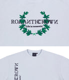 ロマンティッククラウン(ROMANTIC CROWN) MODERN LAUREL LOGO SWEATSHIRT_SKY BLUE