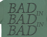 ベドインベド(BADINBAD)  SERIF FONT LONG SLEEVE_SAGE GREEN