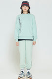 ロマンティッククラウン(ROMANTIC CROWN) MODERN LAUREL LOGO SWEATSHIRT_LIGHT GREEN