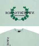 ロマンティッククラウン(ROMANTIC CROWN) MODERN LAUREL LOGO SWEATSHIRT_LIGHT GREEN