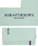 ロマンティッククラウン(ROMANTIC CROWN) MODERN LAUREL LOGO SWEATSHIRT_LIGHT GREEN