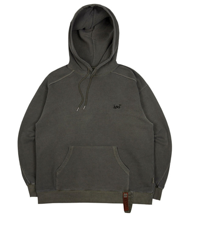 ベドインベド(BADINBAD) CUT OFF SEWING HOODIE_KHAKI