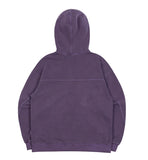 ベドインベド(BADINBAD) CUT OFF SEWING HOODIE_DEEP PURPLE