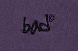 ベドインベド(BADINBAD) CUT OFF SEWING HOODIE_DEEP PURPLE