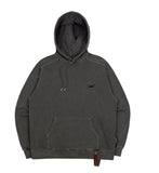 ベドインベド(BADINBAD) CUT OFF SEWING HOODIE_CHARCOAL