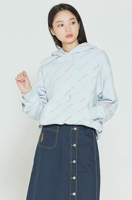 ロマンティッククラウン(ROMANTIC CROWN) SPONSOR BOARD HOODIE_SKY BLUE