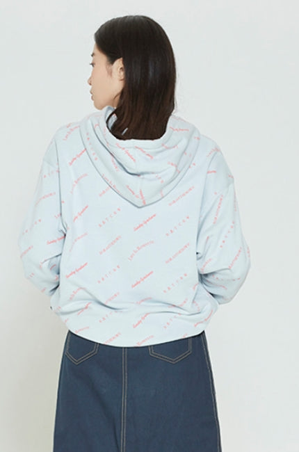 ロマンティッククラウン(ROMANTIC CROWN) SPONSOR BOARD HOODIE_SKY BLUE