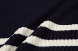 ロマンティッククラウン(ROMANTIC CROWN) SUNDAY SYNDROME STUDENT KNITWEAR_NAVY