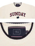 ロマンティッククラウン(ROMANTIC CROWN) SUNDAY SYNDROME STUDENT KNITWEAR_OATMEAL