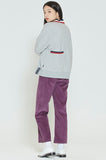 ロマンティッククラウン(ROMANTIC CROWN) BACK POCKET COLLAR SWEATSHIRT_GREY