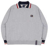 ロマンティッククラウン(ROMANTIC CROWN) BACK POCKET COLLAR SWEATSHIRT_GREY
