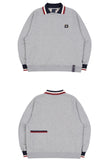 ロマンティッククラウン(ROMANTIC CROWN) BACK POCKET COLLAR SWEATSHIRT_GREY