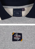 ロマンティッククラウン(ROMANTIC CROWN) BACK POCKET COLLAR SWEATSHIRT_GREY