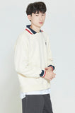 ロマンティッククラウン(ROMANTIC CROWN) BACK POCKET COLLAR SWEATSHIRT_OATMEAL